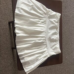 SHEIN White Pleated Skirt